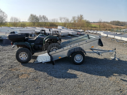 Nebrzděný sklopný přívěsný vozík SPC 750kg 2,15x1,31/0,35* č.3