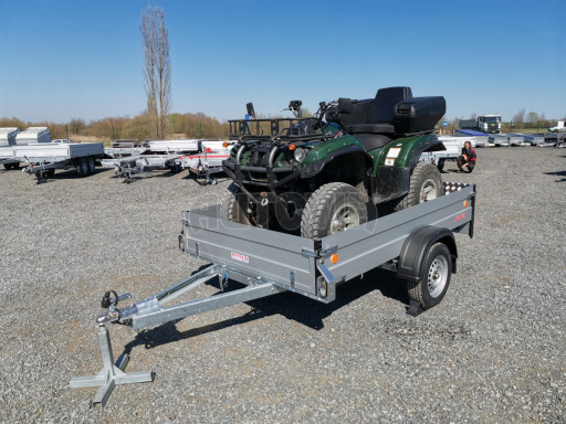 PROFI sklopný přívěsný vozík ZV 27 ALU N1 skl 2,50x1,49/0,35 POČ zesílená náprava