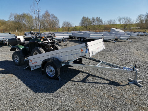 PROFI sklopný přívěsný vozík ZV 27 ALU N1 skl 2,50x1,49/0,35 POČ