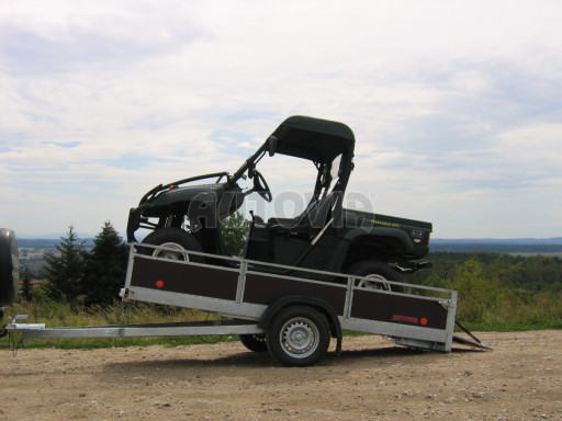 Sklopný přívěs pro převoz čtyřkolek, mechanizace ZV 31 750kg N1 skl 3,01x1,54/0,30