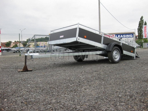 Sklopný přívěs pro převoz čtyřkolek, mechanizace ZV 31 750kg N1 skl 3,01x1,54/0,30