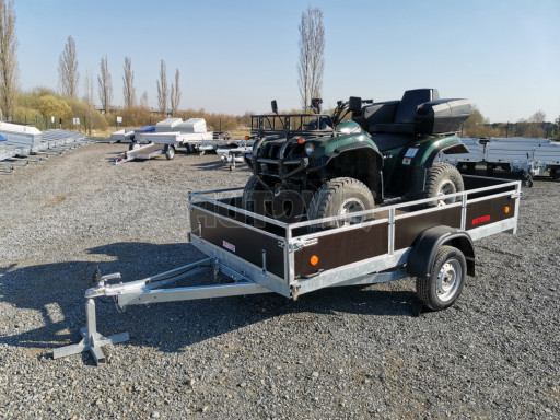 Sklopný přívěs pro převoz čtyřkolek, mechanizace ZV 31 750kg N1 skl POČ 3,01x1,54/0,30