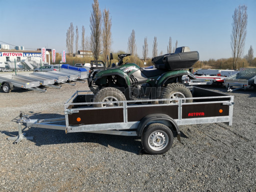 Sklopný přívěs pro převoz čtyřkolek, mechanizace ZV 31 750kg N1 skl POČ 3,01x1,54/0,30