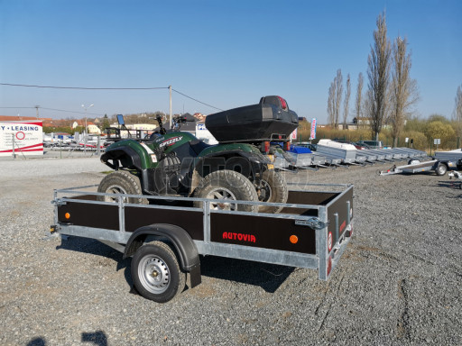 Sklopný přívěs pro převoz čtyřkolek, mechanizace ZV 31 750kg N1 skl POČ 3,01x1,54/0,30