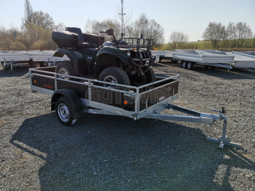 Sklopný přívěs pro převoz čtyřkolek, mechanizace ZV 31 750kg N1 skl POČ 3,01x1,54/0,30
