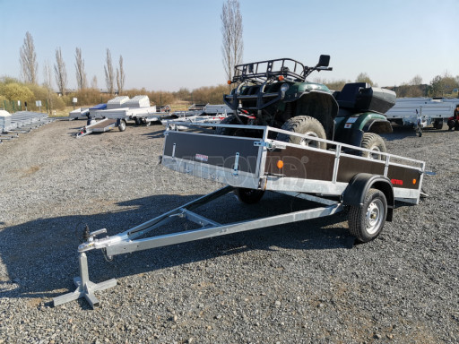 Sklopný přívěs pro převoz čtyřkolek, mechanizace ZV 31 750kg N1 skl POČ 3,01x1,54/0,30