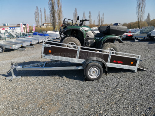 Sklopný přívěs pro převoz čtyřkolek, mechanizace ZV 31 750kg N1 skl POČ 3,01x1,54/0,30