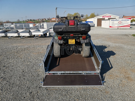 Sklopný přívěs pro převoz čtyřkolek, mechanizace ZV 31 750kg N1 skl POČ 3,01x1,54/0,30