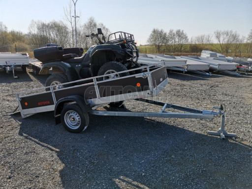 Sklopný přívěs pro převoz čtyřkolek, mechanizace ZV 31 750kg N1 skl POČ 3,01x1,54/0,30