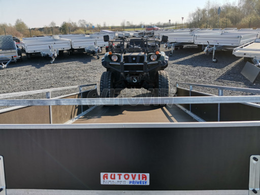 Sklopný přívěs pro převoz čtyřkolek, mechanizace ZV 31 750kg N1 skl POČ 3,01x1,54/0,30