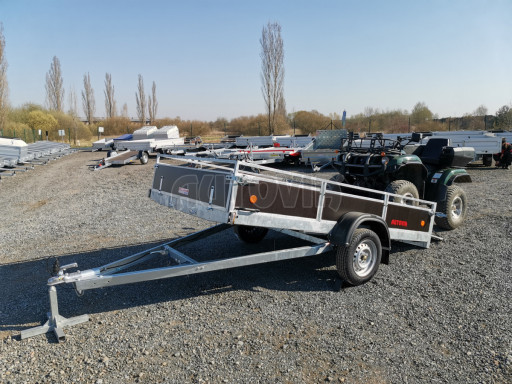 Sklopný přívěs pro převoz čtyřkolek, mechanizace ZV 31 750kg N1 skl POČ 3,01x1,54/0,30