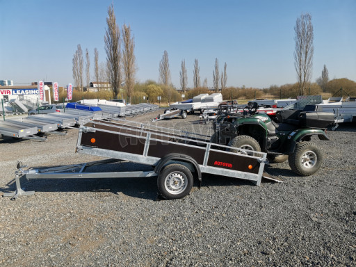 Sklopný přívěs pro převoz čtyřkolek, mechanizace ZV 31 750kg N1 skl POČ 3,01x1,54/0,30