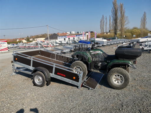 Sklopný přívěs pro převoz čtyřkolek, mechanizace ZV 31 750kg N1 skl POČ 3,01x1,54/0,30