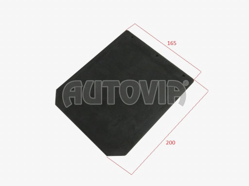 Zástěrka Autovia 200x165 mm gumová č.2