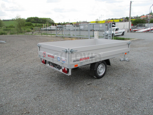 Nebrzděný přívěs s koly pod ložnou plochou ZV 22 750kg N1 2,55x1,55/0,35** č.10