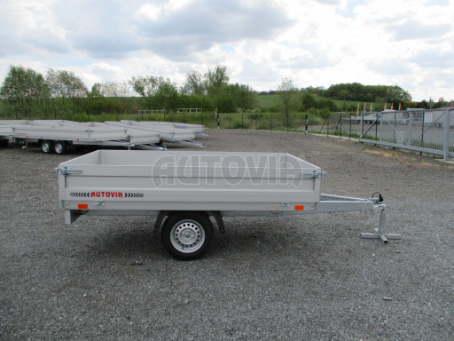 Nebrzděný přívěs s koly pod ložnou plochou ZV 22 750kg N1 2,55x1,55/0,35** č.4