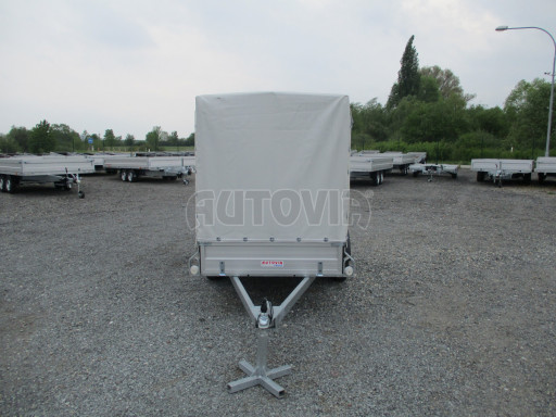 Hliníkový přívěs s plachtou ZV 26 ALU 750kg N1POČ 2,50x1,25/1,53