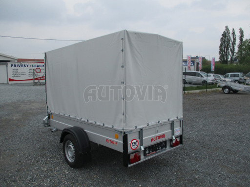 Hliníkový přívěs s plachtou ZV 26 ALU 750kg N1POČ 2,50x1,25/1,53