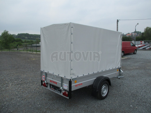 Hliníkový přívěs s plachtou ZV 26 ALU 750kg N1POČ 2,50x1,25/1,53