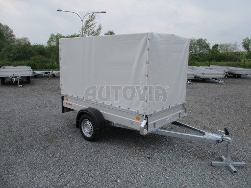 Hliníkový přívěs s plachtou ZV 26 ALU 750kg N1POČ 2,50x1,25/1,53