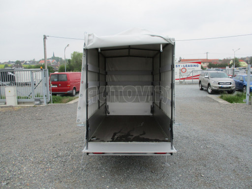 Hliníkový přívěs s plachtou ZV 26 ALU 750kg N1POČ 2,50x1,25/1,53