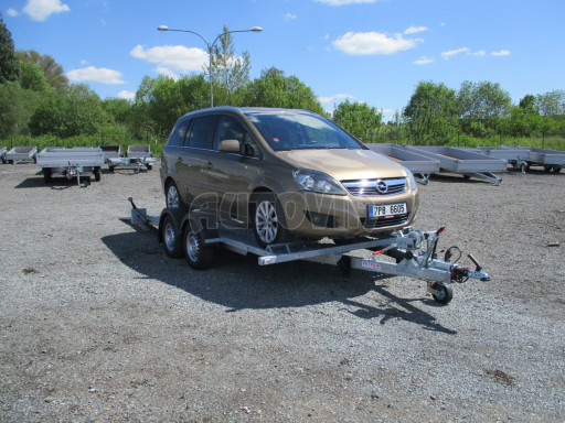 Přívěs pro přepravu aut CHP 07TA 2,0T 4,00x2,00 č.1