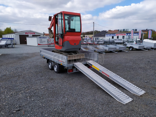 Sklápěcí přívěs ATS 3SKS 3,5T 3,32x1,70/0,35 ECO v elektrice