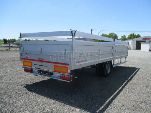 Nákladní přívěs MD 10T 7,40x2,48/1,00 valník č.7