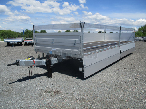 Nákladní přívěs MD 10T 7,40x2,48/1,00 valník č.30