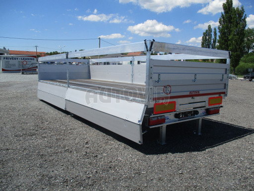 Nákladní přívěs MD 10T 7,40x2,48/1,00 valník č.32