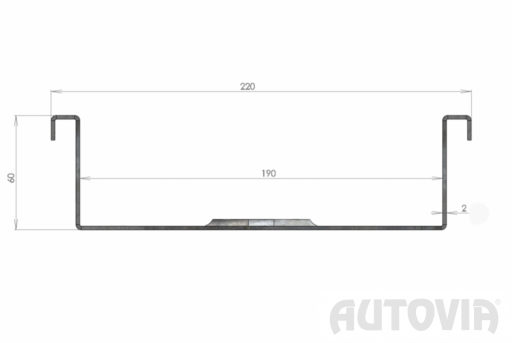 Držák motocyklu s automatickým zajištěním VAPP 2060/190 mm pozink č.5