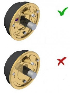 Čelisti brzdové KNOTT 250x40 samostav ANS sada na 2 kola č.3