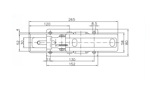 Uzávěr bočnic LH (BV90-1) č.2
