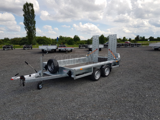 Celosvařený přepravník stavebních strojů BT 3,5T 2,99x1,54/0,25 KOMBI nájezdy č.4