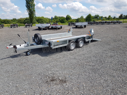 Celosvařený přepravník stavebních strojů BT 3,5T 2,99x1,54/0,25 KOMBI nájezdy č.16