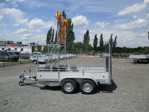 Signalizační přívěs ZV 31 2,7T B2 3,01x1,54/0,30