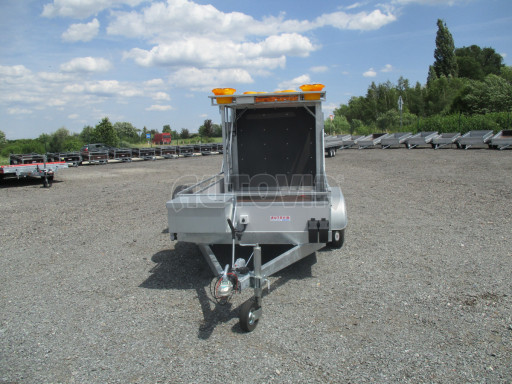 Signalizační přívěs ZV 31 2,7T B2 3,01x1,54/0,30