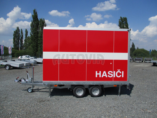 Skříňový izolovaný přívěs VA 2,7T 3,09x 1,74/1,90 IZO* č.17