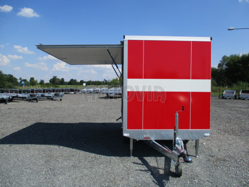 Skříňový izolovaný přívěs VA 2,7T 3,09x 1,74/1,90 IZO* č.34