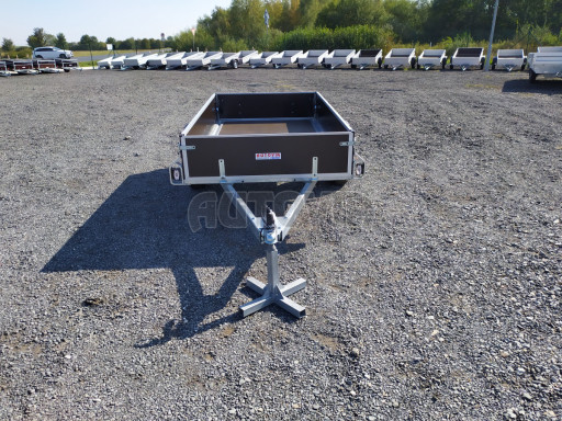Nebrzděný jednoosý PROFI přívěs ZV 26 N1 2,50x1,30/0,35 POČ M zesílená náprava