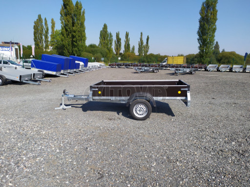 Nebrzděný jednoosý PROFI přívěs ZV 26 N1 2,50x1,30/0,35 POČ M zesílená náprava