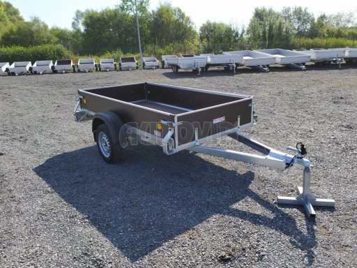 Nebrzděný jednoosý PROFI přívěs ZV 26 N1 2,50x1,30/0,35 POČ M zesílená náprava