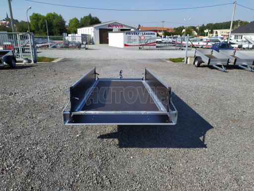Nebrzděný jednoosý PROFI přívěs ZV 26 N1 2,50x1,30/0,35 POČ M zesílená náprava