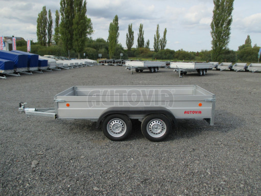 Skladový dvounápravový nebrzděný přívěs ZV 30 ZN 750kg N2 3,02x1,30/0,40 POČ