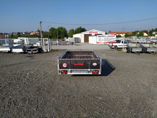 Brzděný sklopný valník ZV 31 1,3T B1 skl 3,01x1,55/0,30 POČ