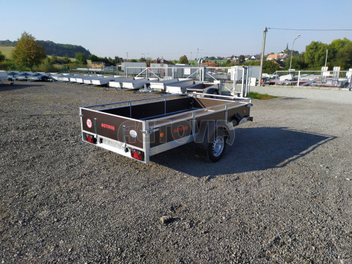 Brzděný sklopný valník ZV 31 1,3T B1 skl 3,01x1,55/0,30 POČ