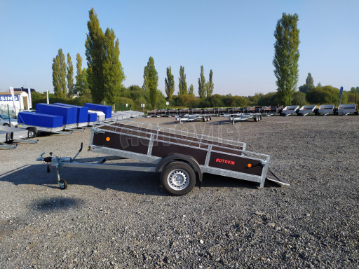 Brzděný sklopný valník ZV 31 1,3T B1 skl 3,01x1,55/0,30 POČ