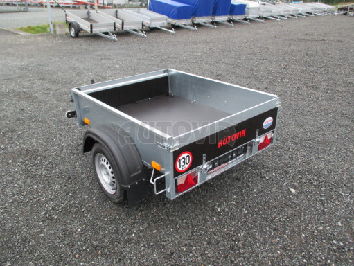 Výstavní jednoosý nebrzděný nákladní přívěs TRF 1,50x1,18/0,30
