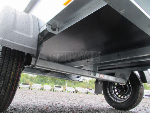 Výstavní jednoosý nebrzděný nákladní přívěs TRF 1,50x1,18/0,30