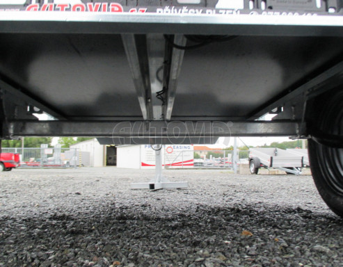 Výstavní jednoosý nebrzděný nákladní přívěs TRF 1,50x1,18/0,30